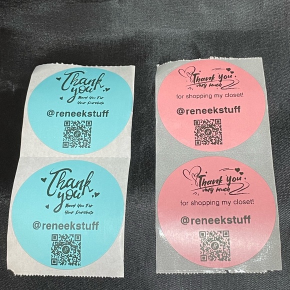 NEW 50 CUSTOM LABELS made to order with your choice of six colors. See photos. - Picture 4 of 5